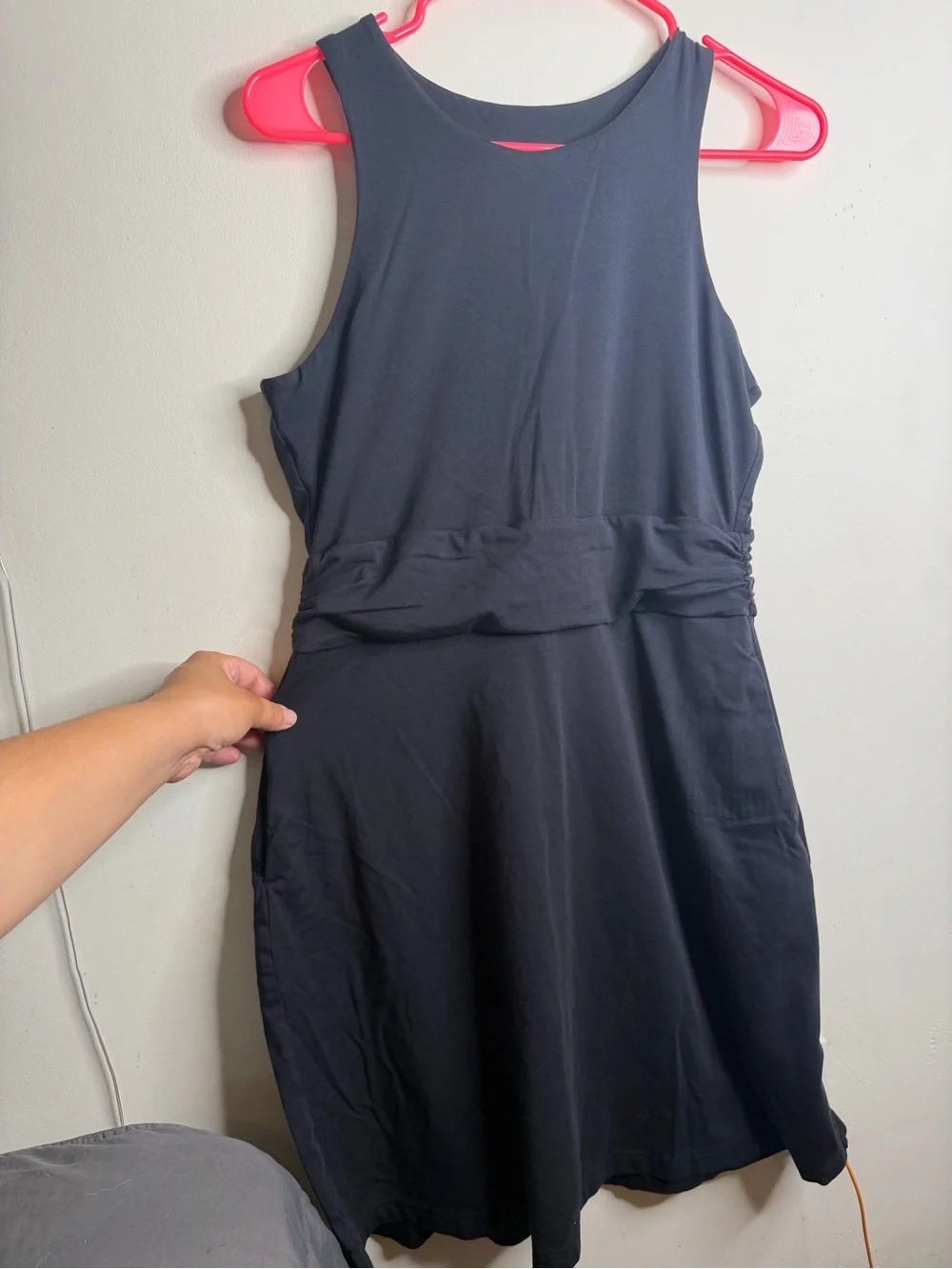 Kuhl Black Sleeveless Cinched Waist Dress - Picture 3 of 6